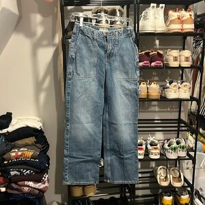 Free people cropped carpenter jeans